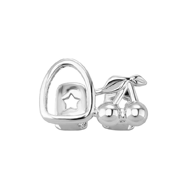 

Modern Cherry Fang Grillzs Tooth Cap Solid Openwork Copper Dental Jewelry Teeth Accessory Suitable for Holiday Party