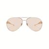 Ladies' Retro Pilot Glasses Gold toned Metal Frame Retro Pilot Style Glasses for Daily and Special Occasions Comfortable Fit