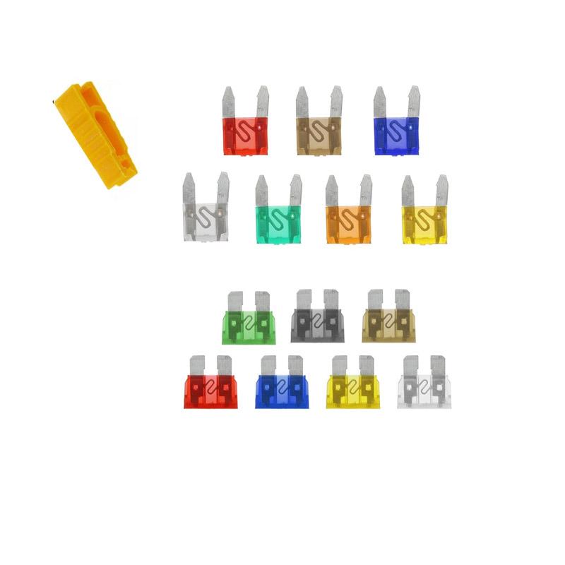 

28/220 шт. Мини Средние Предохранители для Автомобилей Ножевой Автомобильный Предохранитель Автомобильный Набор Предохранителей Комплект Предохранителей Аксессуары для Грузовиков 5А/7.5А/10А/15А/20А/25А/30А
