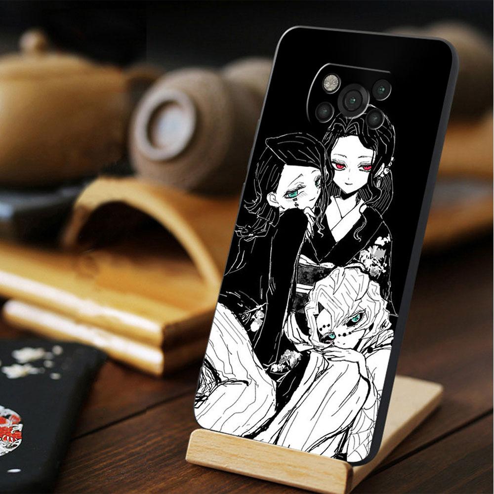 Demon Slayer Kimetsu Anime Shockproof Celular Funda For Xiaomi POCO X3 NFC F3 MI 11 Lite M4 Pro 5G X4 10T M3 11T 9T F4 GT