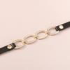 Women European Trend Choker Exaggerated Leather Chain Splice Necklace Harajuku Punk Bracelet For Women