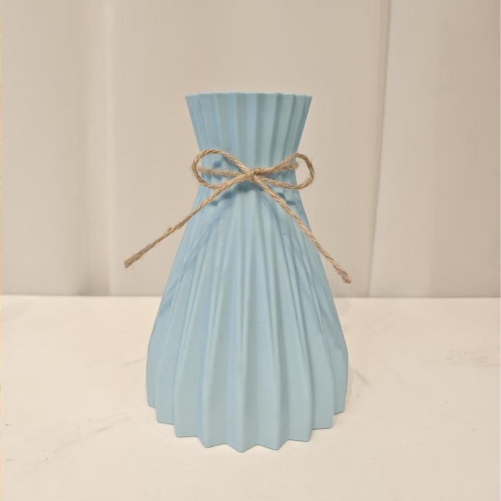 Plastikowy Dekoracyjny Wazon Odporny na Stłuczenia Lina Konopna Składany Wazon do Salonu