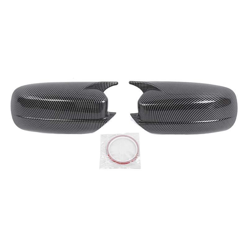 

Car Rearview Mirror Decorative Frame Cover For Dodge Charger 2010 Up Car Exterior Accessories , ABS plastic вуглецевого волокна, чорного кольору
