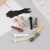 6Pcs Guitar Strings Nail Metal Acoustic Guitar Bridge Pins Brass Fixed Cone Pins String Nut Nails For Guitar Parts Replacement