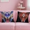 popular fashion brand Marcelo Burlon Cushion Cover Soft  EasyWash Pillow Case  Versatile for Couch Bed Travel and Office