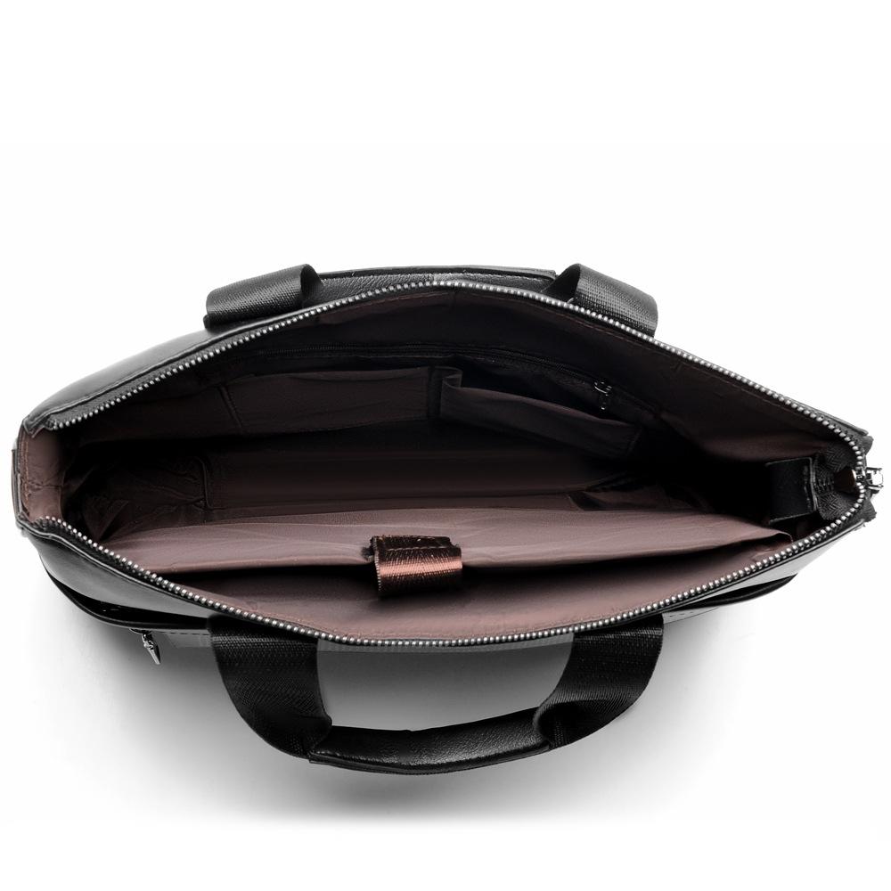 Nova Bolsa de Mão Masculina Pasta Executiva Transversal de Ombro Casual para Computador