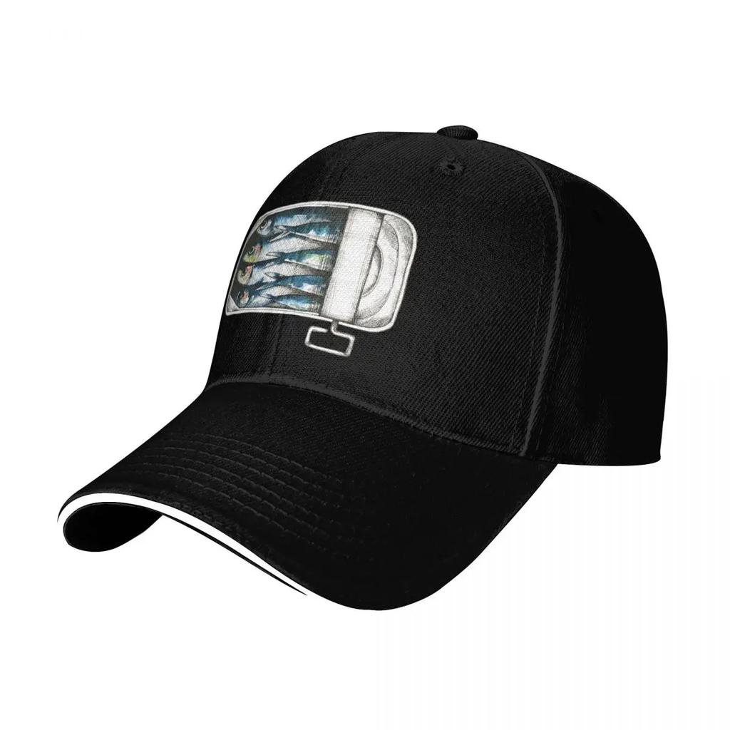 Packed Like Sardines Baseball Cap Sports Sunhat Sunscreen Women Hats Mens