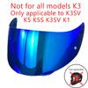 Motorcycle Helmet Shield for AGV K5 K5S K3SV K1 Helmet Visor Sunscreen K3-SV Capacete Visors K1 Casco Moto Lens Windshield