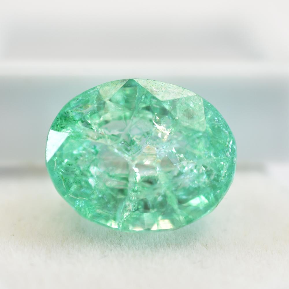 COLOMBIAN Green Emerald Natural   14x12mm Oval Cut Loose Gemstone