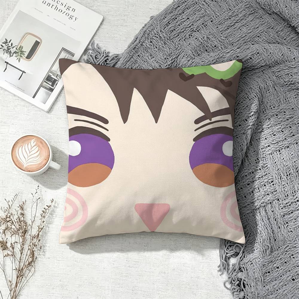 Cute Love and Deepspace Caleb Square Double-Sided Printed Pillow Case Sofa Cushion Cover Bedroom Bedside Decor
