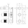 Смеситель Omnires Contour Золото (CT80351GLB)