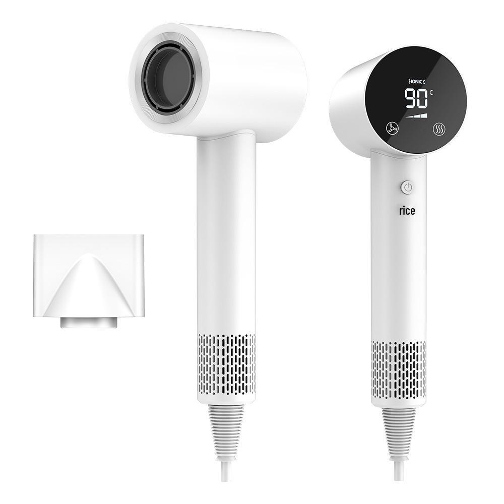 High-Speed Hair Dryer with Brushless Motor & Plasma Technology - High Power, Temperature Display, Ideal for Home & Hotel Use