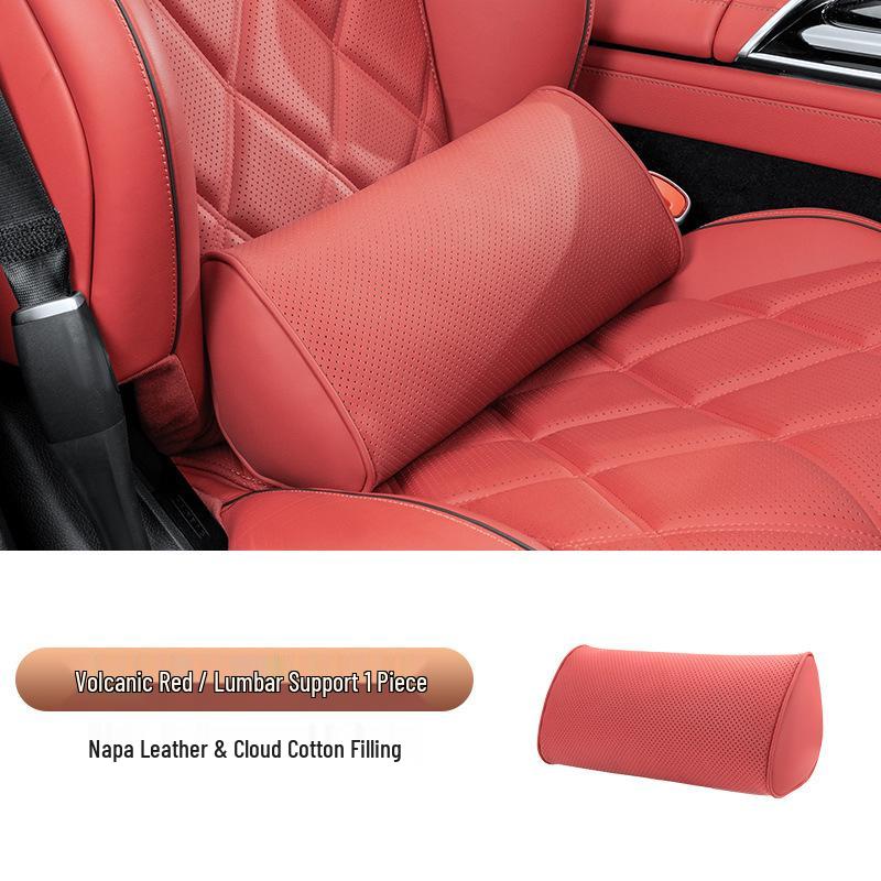 Maybach S-Class Bio-Cotton Car Seat Cushion Set with Headrest and Lumbar Support Pillow