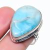 Natural Republic Larimar Gemstone 925 Sterling Silver Jewelry Ring Size 6 AR-17188