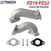 Motorcycle PZ19 PZ22 Intake Pipe Manifold with Gasket Screw Kit for 50cc 70cc 90cc 110cc 125cc Engine Pit Dirt Bike ATV Quad