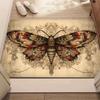 Moth Pattern Doormat Insect Animal Pattern Home Decor Carpet Soft Non-slip Floor Mat for Indoor Outdoor Entrance Decor