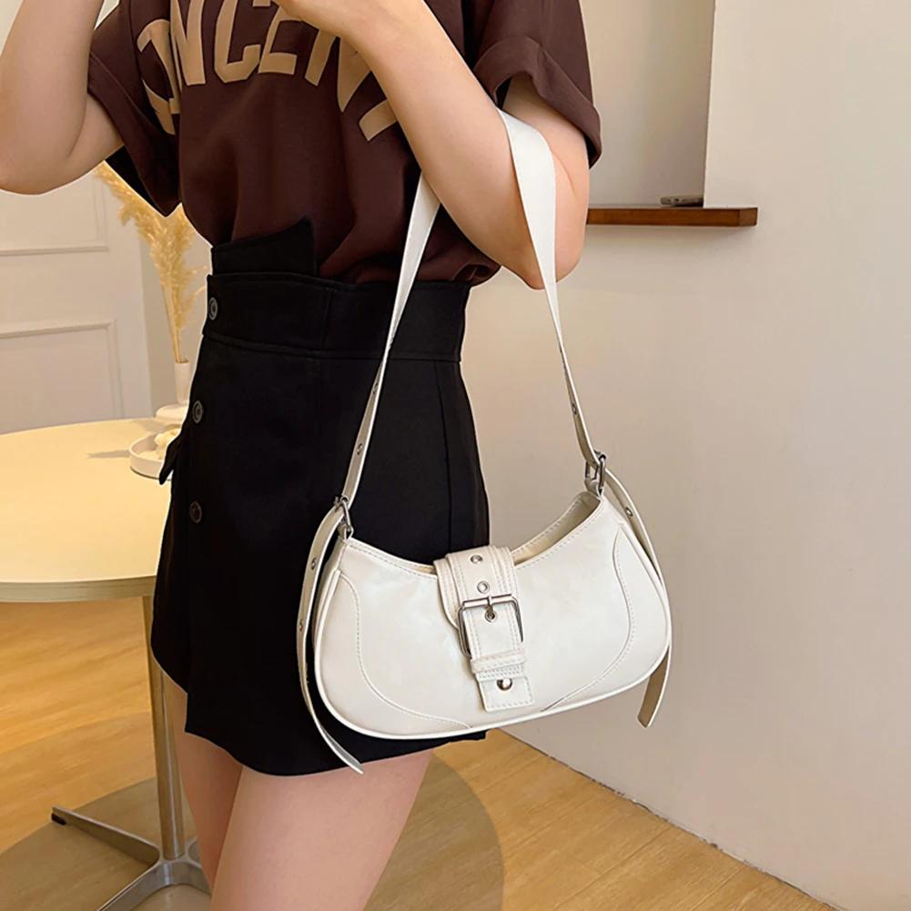 

Женская сумка через плечо из искусственной кожи, шикарная сумка через плечо, пикантная женская сумка в стиле панк, простая женская сумка через плечо