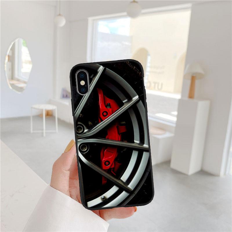 CJ97 Supercar Wheel Car Calipers Soft Shell Phone Case for Redmi Note 8 9 Pro Max 9S 9T 9C NFC 8T 8A 10A A4 Redmi Note 8 Pro