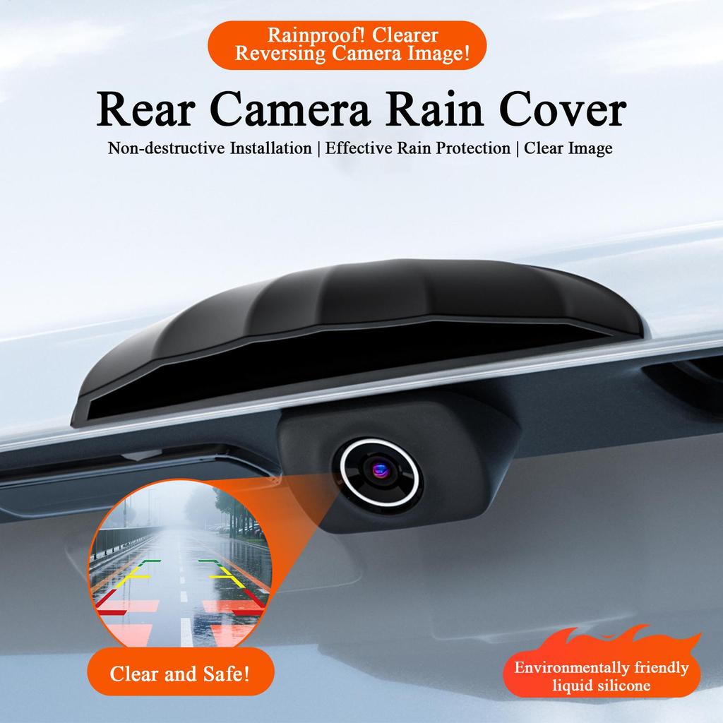 Capa de Câmera Traseira de Carro 360 Graus 1 Peça Proteção à Prova de Chuva e Poeira, Segurança Automotiva Bicicletas Trailers RV Caminhão Suprimentos Externos