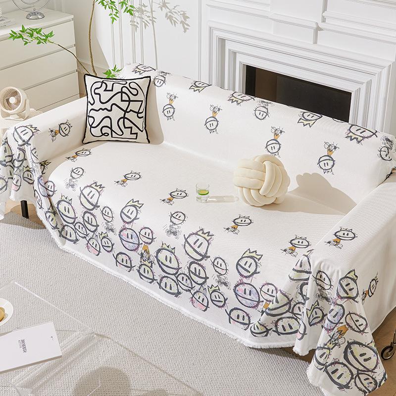 Simple Cool Summer Sofa Towel Impression Moyun All-Inclusive Sofa Cover Dust Cover One-Piece Sofa Cover Cloth