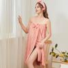 2Pcs/Set Women Bath Wrap Absorbent Body Towel And Headband Adjustable Shower Wrap for Spa Beach Pool Gym Hotel Travel