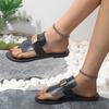 Large Size Flip-flops Women's Summer New Flat Bottom Outer Slippers Women