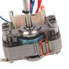 Moteur de ventilateur de friteuse à air arbre long 4,4 cm moteur universel 220 V couvercle pôle moteur asynchrone accessoires de friteuse électrique à air