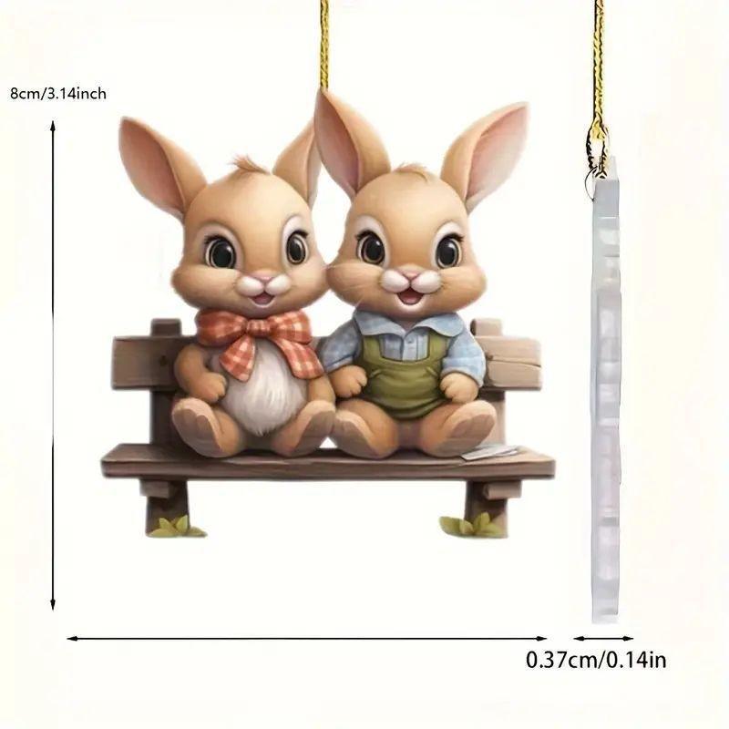 

Charming Acrylic Cartoon Car Hanging Decor For Personalized Style Vehicle