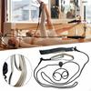 Pilates Reformer Pull Ropes with Pulley Wheel Double Loop Straps for Strength Training Balance