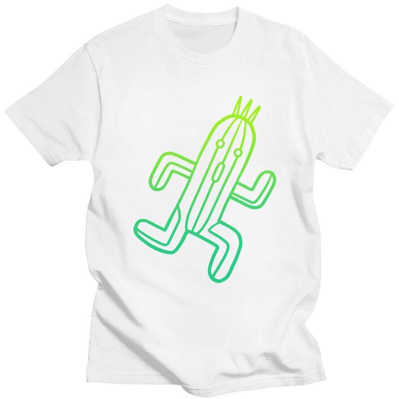 Custom Mens Final Fantasy Cactuar T Shirt Short Sleeves Cotton Tshirt Tshirt Casual Tee Slim Fit Clothing