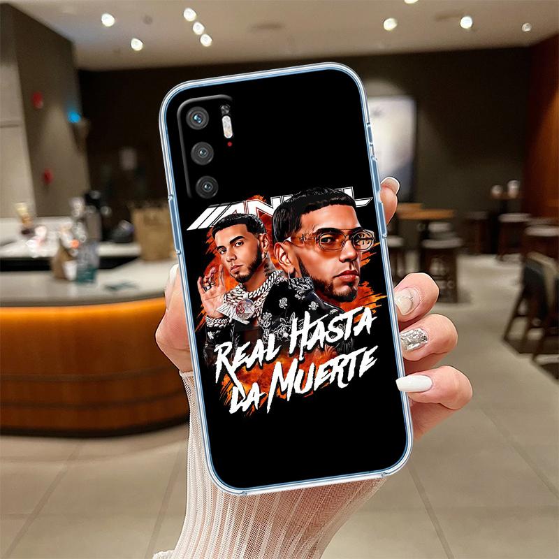 RE8 Anuel AA Transparent Phone Case for Motorola Moto Edge 20 30 40 50 S30 Fusion Ultra Pro Neo Lite + G200 G23