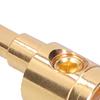 2pcs 0GA Wire Reducer Terminal Connector Pure Copper Gold Plated for Car Audio Amplifier Modification