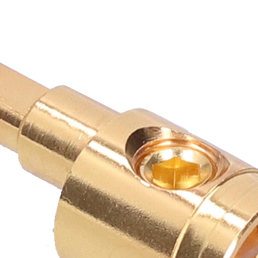 2pcs 0GA Wire Reducer Terminal Connector Pure Copper Gold Plated for Car Audio Amplifier Modification