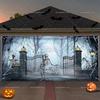1 Pezzo Felice Halloween! Gli Stendardi di Sfondo per Garage Sono Perfetti Per Aggiungere Un'Atmosfera Spettrale a Terrazzi, Giardini e Feste a Tema