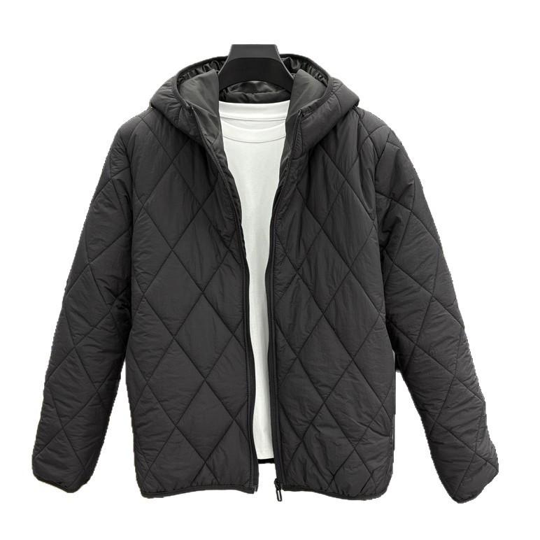 2025 Men's Hooded Winter Cotton Jacket - Solid Color, Warm, Casual, High Quality