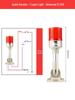 24V LED Multi-layer Three-color Signal Tower Light with Sound Alarm