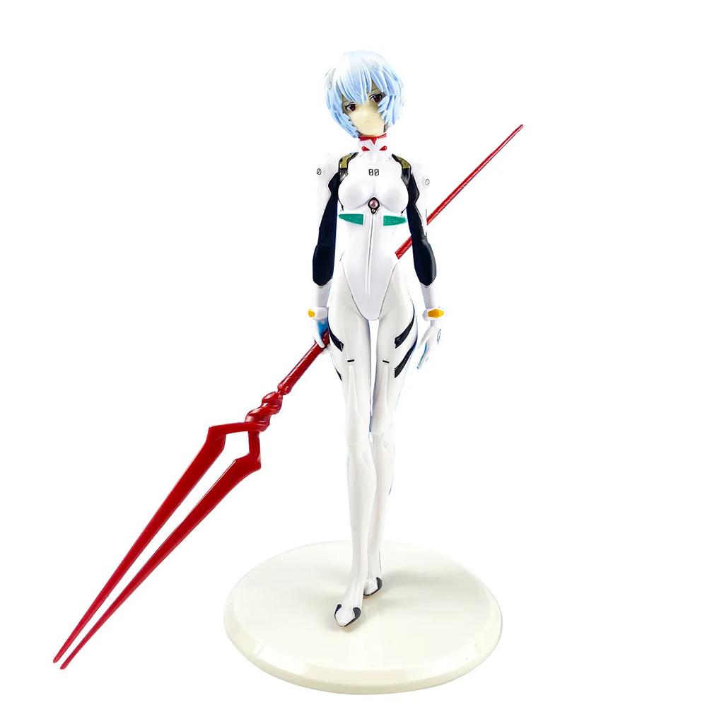 22cm New Ayanami Rei Figure Toys Cartoon Cute Combat Edition Rei Sexy Girl PVC Model Gift Toys