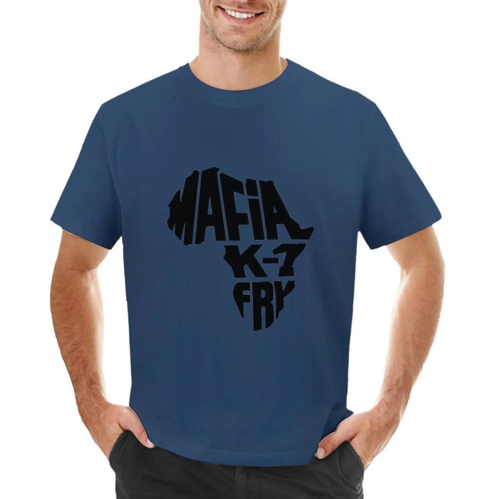 mafia k1 fry T-shirt heavyweights anime clothes vintage tees t shirts for men cotton