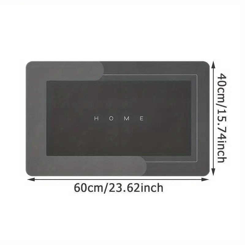 Minimalist Diatom Mud Quick-Dry Non-Slip Bathroom Floor Mat