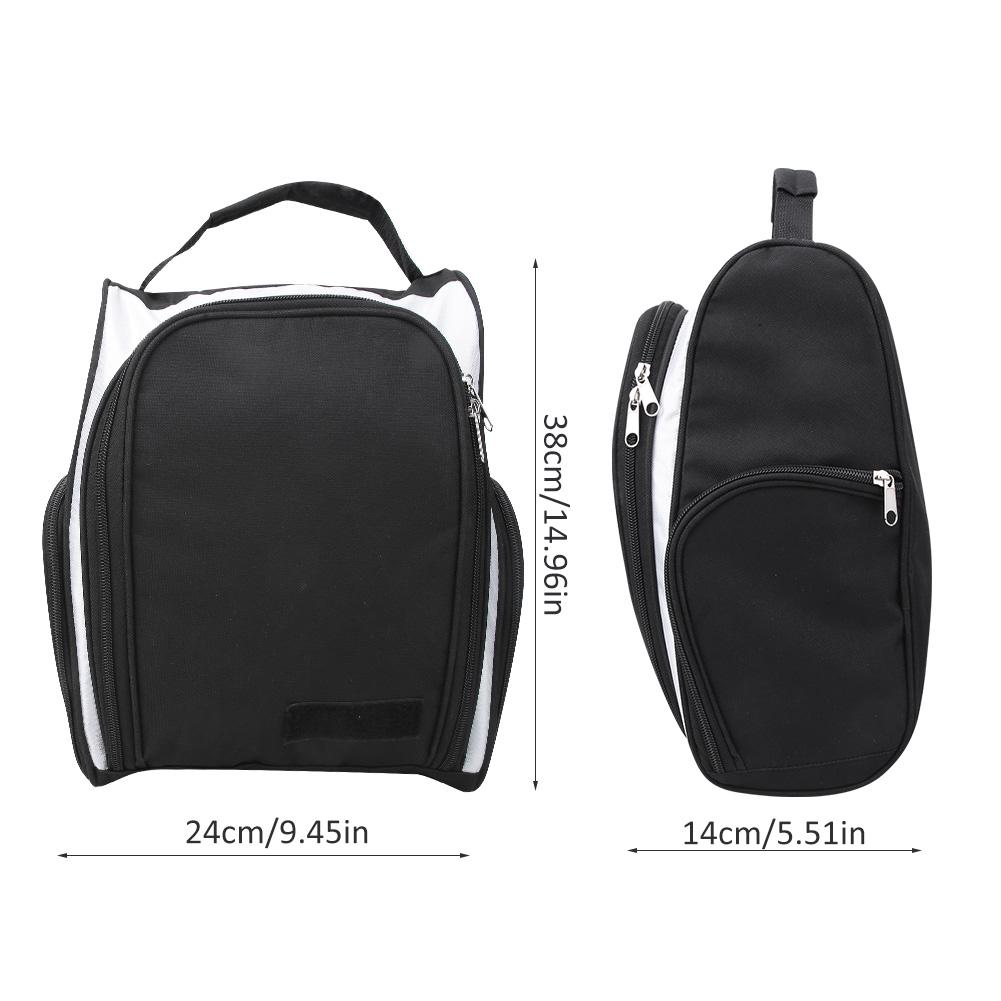 Portable Waterproof Nylon Golf Shoe Clothes Bag Package Accessory with Handle