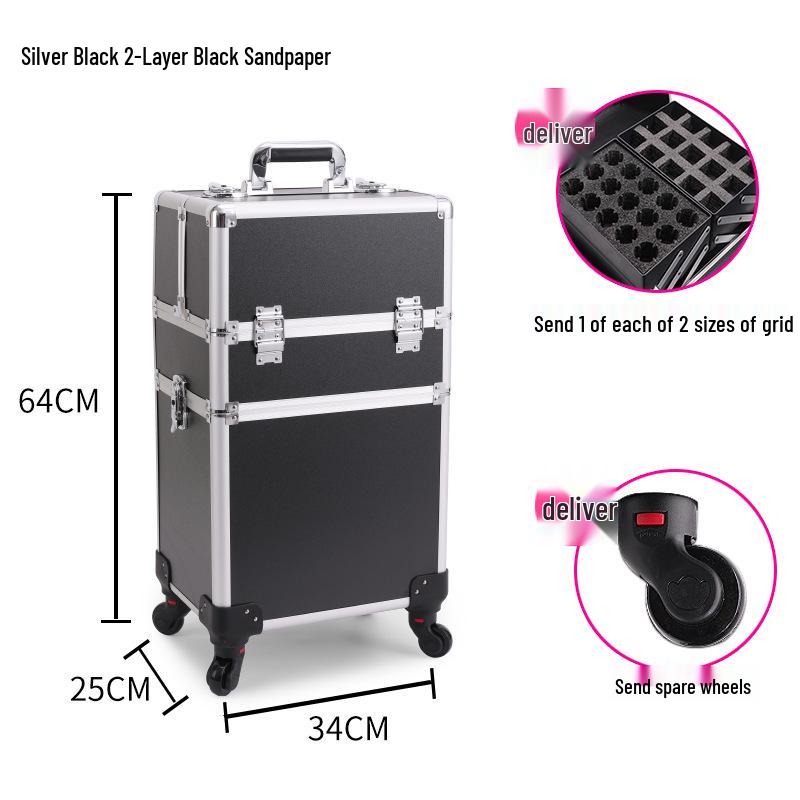 

Многофункциональная тележка для маникюра и красоты большой вместимости с многоярусным хранением