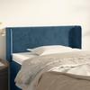 3118674 vidaXL Headboard with Ears Dark Blue 103x16x78-88 Cm Velvet