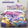 Dark Starry Sky Purple Unicorn Butterfly Print Duvet Cover Set Soft Bedding Set For Bedroom Home Decoration
