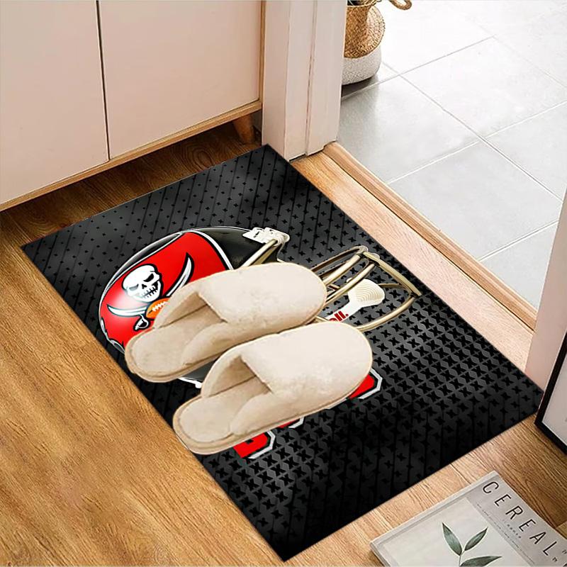 Buccaneers Team Spirit Rug Game Carpet, Floor Mat for Bedroom Living Room Entryway Rug, Home Decor Idea Gift for Christmas Birthday