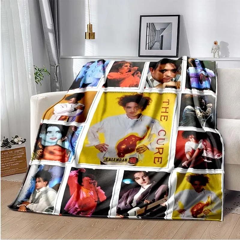 The Cure Sports Deka, Lehká Teplá Izolace Pohovka Postel Kancelář Auto Chrániče Kolen Deky, Decke, couverture, stragulum