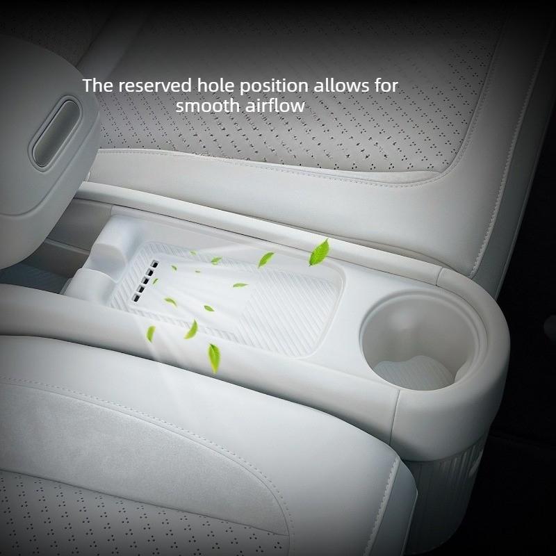 Non Slip Dust Proof Cup Mat and Wireless Charging Pad for NIO Firefly Interior Modification Supplies
