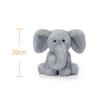 Apricot Lamb Evan Elephant Plush Toy, Soft, Cute, and Fluffy Evan Elephant 20cm, Suitable for Boys and Girls