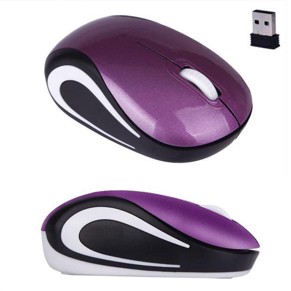 Mini 2.4 GHz 800-1600 DPI Wireless Optical Mouse Mice for PC Laptop Notebook