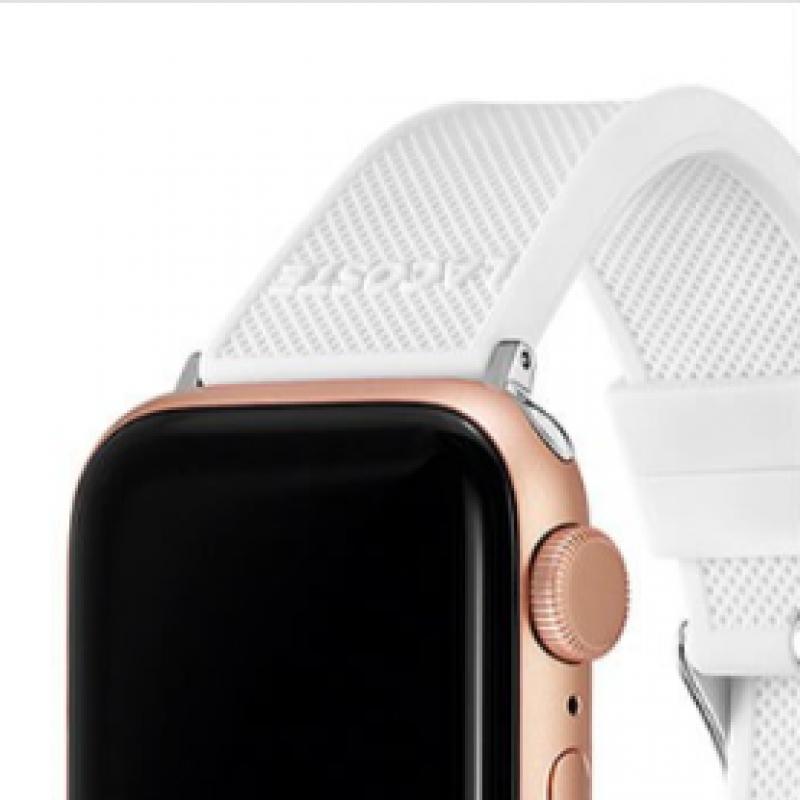 Lacoste Apple Watch Rem Bånd 9 8 7 6 Se2 Silikon PAstellfarge CAsual Kjøpesenter Som Tilgjengelig