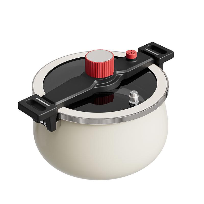 Pressure-Resistant Non-Stick Soup Pot for Gas & Induction Stoves, Safe & Explosion-Proof, Perfect for Soups & Stews.